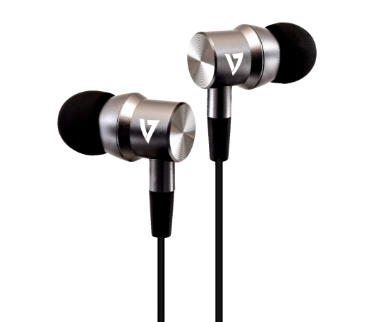 V7 Noise Isolating Stereo Earbuds with Microphone | HA111-3EB