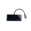 V7 USB-C Male to 3 x USB A Female, Micro SD, SD/MMC USB 3.2 Gen1 5 Gbps Black - V7UC3U-HUB-BLK-1E