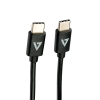 V7 USB-C Male to USB-C Male Cable USB 2.0 480 Mbps 3A 2m/6.6ft Black - V7USB2C-2M