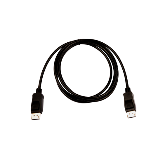 V7 DisplayPort 1.4 Cable 32.4 Gbps 8K UHD 2m/6.6ft Black - V7DPPRO-2M-BLK