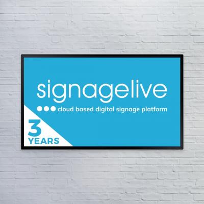 Signagelive SLL-3-1: 3-Year Digital Signage Subscription License