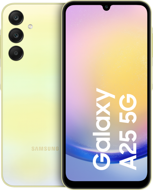 Samsung Galaxy A25 5G SM-A256B 16.5 cm (6.5") Dual SIM Android 14 USB Type-C 6 GB Ram 128 GB Storage 5000 mAh Yellow Smartphone | SM-A256BZYDEUB