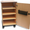 Sapphire AV Cabinet With Three Shelves (Dark) Assembled | STRV102D