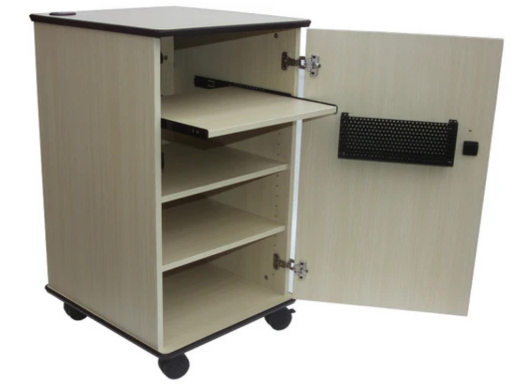 Sapphire AV Cabinet With Three Shelves (Light) | STRV102L