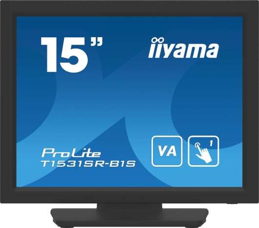 iiyama ProLite T1531SR-B1S 15” Touchscreen with 5-wire Resistive Touch Technology