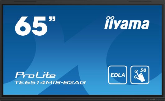 iiyama ProLite TE6514MIS-B2AG 65" Google EDLA Certified 4K UHD Interactive Display
