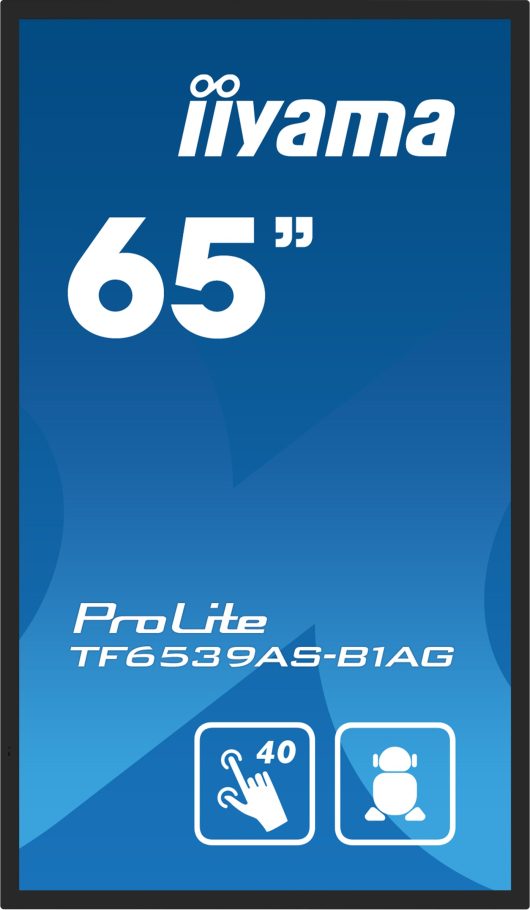 iiyama ProLite TF6539AS-B1AG 65" 4K Ultra HD PCAP Touchscreen Display