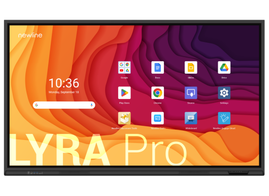 Newline TT-7523QA Lyra Pro 75" 4K Ultra HD Google EDLA Certification Interactive Display