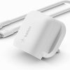 Belkin BoostCharge USB-C Wall Charger 20W + USB-C Cable with Lightning Connector | WCA006MY1MWH-B5