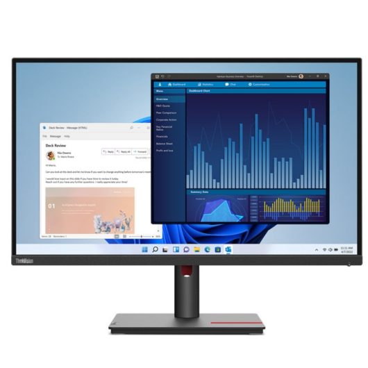 Lenovo  63A9GAT1UK ThinkVision T27p-30 27" Class Webcam 3840 x 2160 4K UHD LCD Monitor