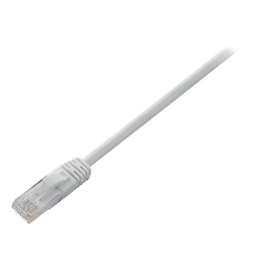 V7 2m White Cat6 Unshielded (UTP) Cable RJ45 Male to RJ45 Male 6.6ft | V7CAT6UTP-02M-WHT-1E