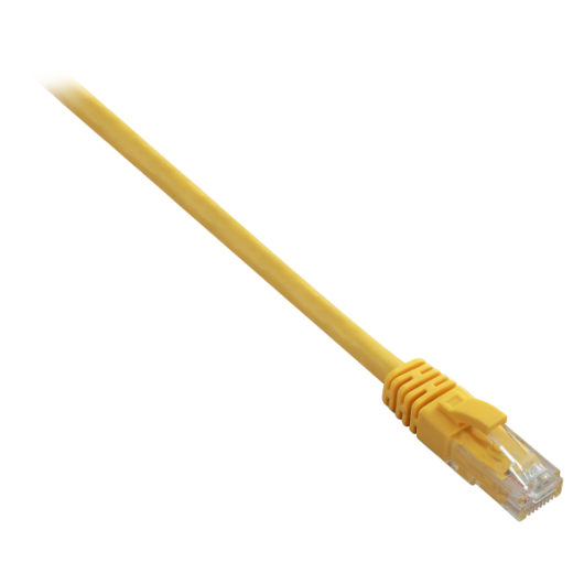 V7 Yellow Cat6 Unshielded (UTP) Cable RJ45 Male to RJ45 Male 1m 3.3ft - V7CAT6UTP-01M-YLW-1E