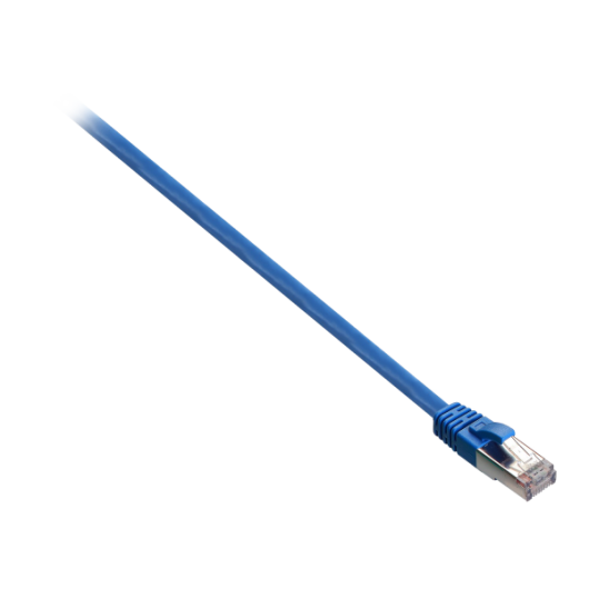 V7 Blue Cat6 Shielded (STP) Cable RJ45 Male to RJ45 Male 2m 6.6ft - V7CAT6STP-02M-BLU-1E