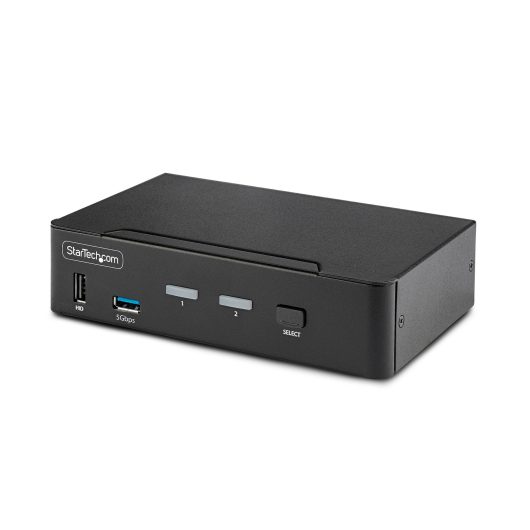 StarTech 2-Port DisplayPort KVM Switch, 8K 60Hz / 4K 144Hz, Single Display | D86A2-2-PORT-8K-KVM