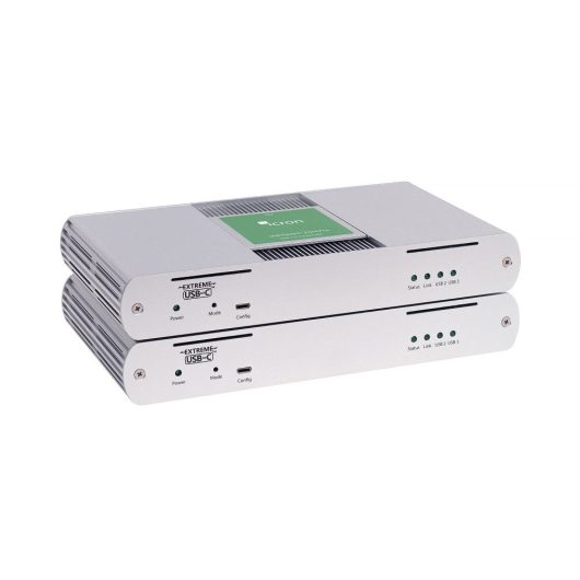 Icron Advanced 4-Port USB USB 3.1, 2.0, 1.1, 100 meters CAT 6a/7 Point-to-Point Extender System | 00-00453