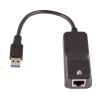 V7 Gigabit Ethernet Adapter USB A Male to RJ45 Female Black - CBLUSB3RJ-1E
