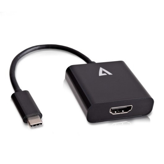 V7 USB-C Male to HDMI1.4 Female 4K UHD - V7UCHDMI-BLK-1E