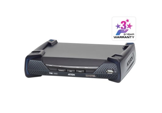 Aten 4K HDMI Single Display KVM over IP Receiver with PoE | KE8952R-AX