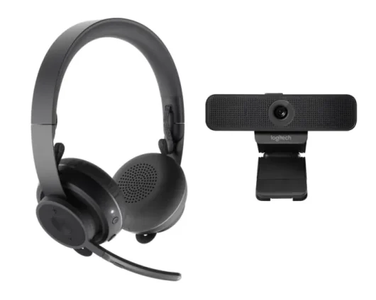 Logitech Zone Wireless Headset with C925e Webcam