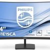 Philips E Line 24" Full HD LCD Curved Computer Monitor Black | 241E1SCA/00