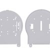 PTZOptics PT-CM-3-WH Universal Large Ceiling Mount | White