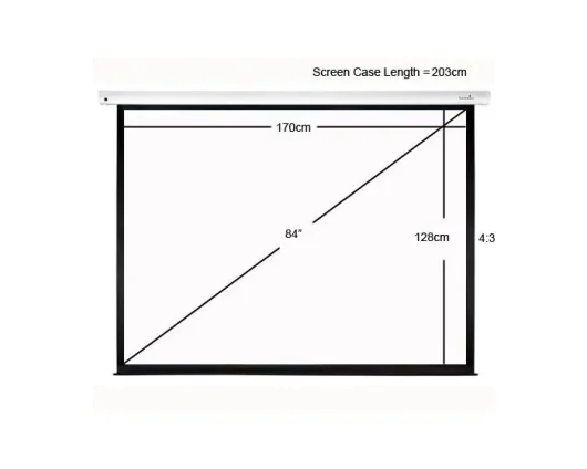 Sapphire Electric 170x128cm Projector Screen 4:3 84 inch SEWS180RBV-ATR