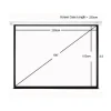 Sapphire Electric 203x152cm Projector Screen 4:3 100 inch SEWS200RBV-ATR