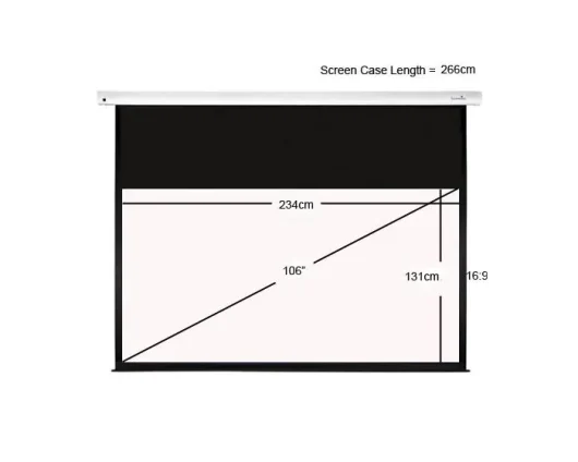 Sapphire Electric 234x131cm Projector Screen 16:9 SEWS240RWSF-ATR