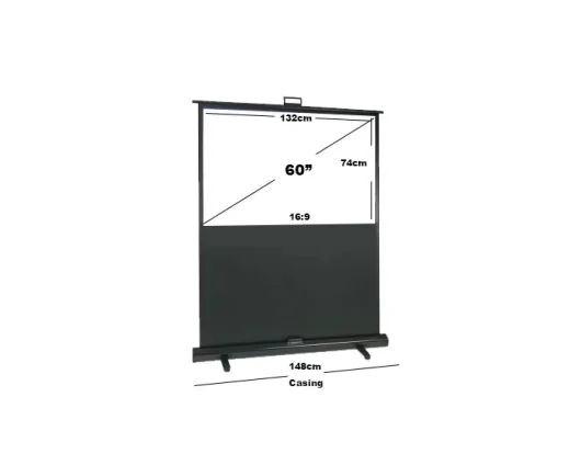 Sapphire Pull-up 132x74cm Projector Screen 16:9 60 inch SFL122WSF