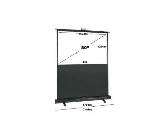 Sapphire Pull-up 162.5x122cm Projector Screen 4:3 80 inch SFL162