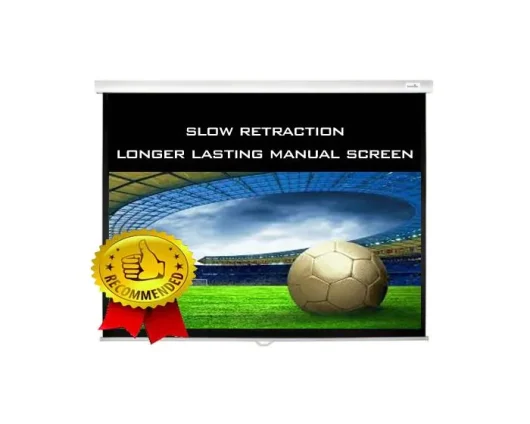 Sapphire Slow Retraction Manual 203x114cm Screen 16:9 92"