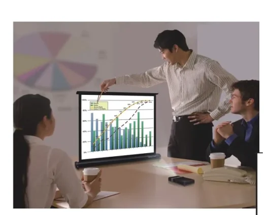 Sapphire Table Top 101x76cm Projector Screen 4:3 50 inch SPPS1