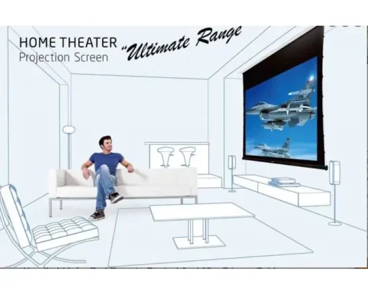 Sapphire In Ceiling Electric Tab Tensioned 301x169cm Projector Screen 16:9 SETC300WSF-ATR