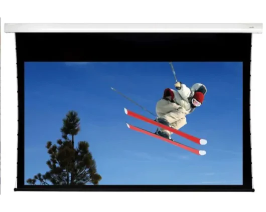 Sapphire Electric Tab Tensioned 301x188cm Rear Projector Screen 16:10 128"