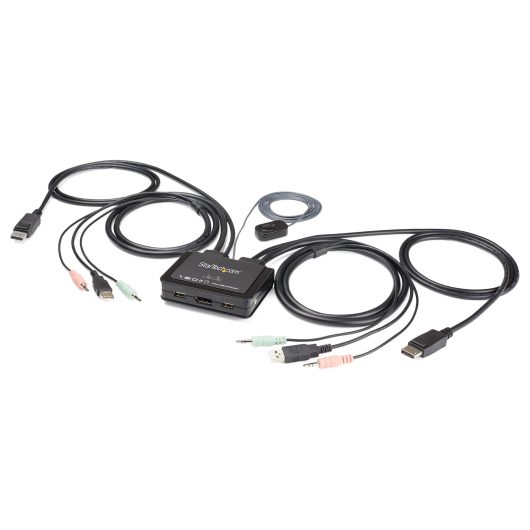StarTech 2 Port DisplayPort KVM Switch, 4K 60Hz | SV211DPUA4K