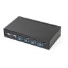 StarTech 4-Port DisplayPort KVM Switch - USB 3.0, 4K 30Hz | SV431DPU3A2