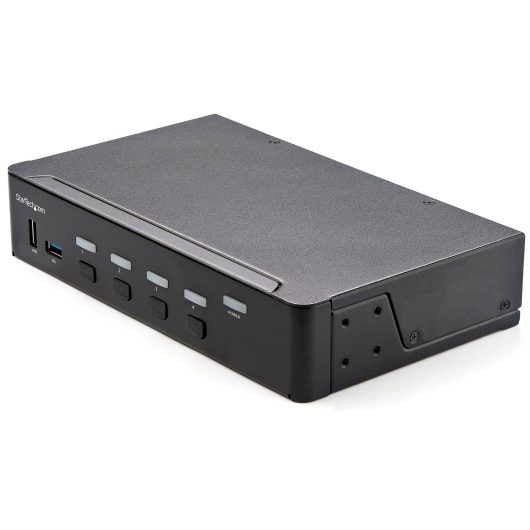 StarTech 4 Port HDMI KVM Switch, Single Monitor 4K 60Hz Ultra HD HDR | SV431HU34K6