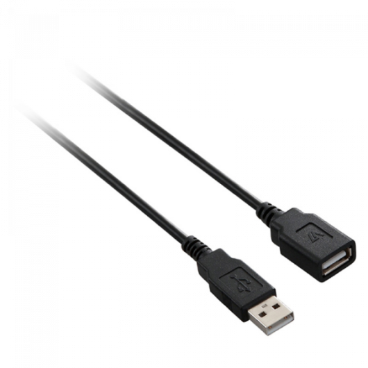 V7 USB A Male to USB A Female Cable USB 2.0 480 Mbps 5m/16.4ft Black - V7E2USB2EXT-05M