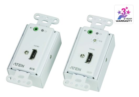 Aten HDMI/Audio Cat 5 Extender Wall Plate (1080p@40m) | VE806-AT-E